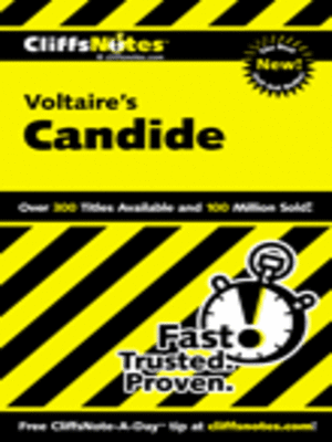 cover image of CliffsNotes on Voltaire's Candide